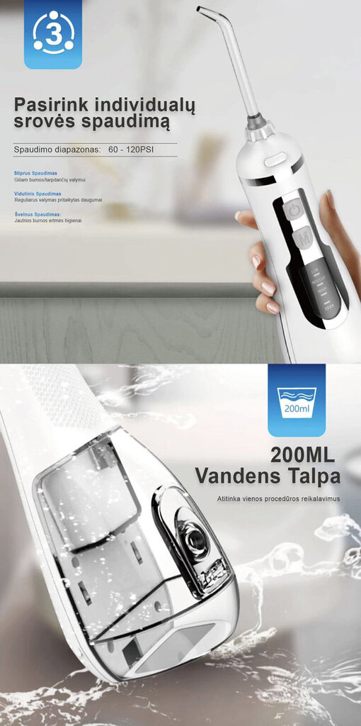 Waterpulse V500 hind ja info | Hambavahede puhastajad | hansapost.ee