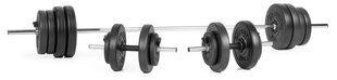 Товар с повреждением. Набор штанги для подъема GYMSTICK Vinyl Weight Set 60 кг цена и информация | Товары с повреждениями | hansapost.ee