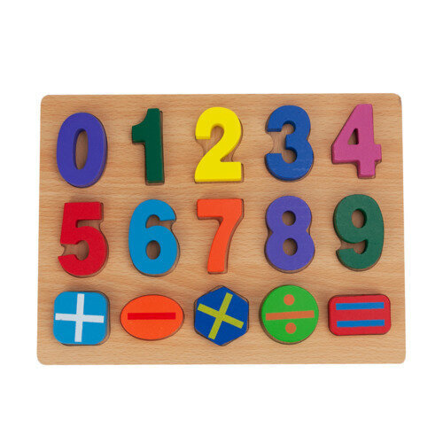 Puidust matemaatiline numbrimõistatus hind ja info | Arendavad laste mänguasjad | hansapost.ee