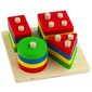 Puidust kujuga pusle-sorteerija цена и информация | Beebide mänguasjad | hansapost.ee
