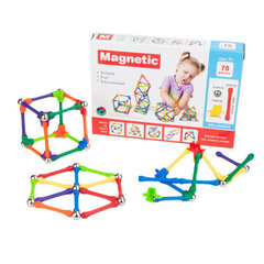 Magnetilised ehitusklotsid, 70 o. hind ja info | Arendavad laste mänguasjad | hansapost.ee