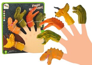 Näpunukud Dinosaurused Lean Toys, 5 tk. hind ja info | Mänguasjad tüdrukutele | hansapost.ee