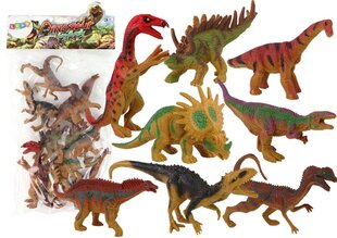Dinosauruste kujude komplekt Lean Toys, 8 tk. hind ja info | Mänguasjad poistele | hansapost.ee