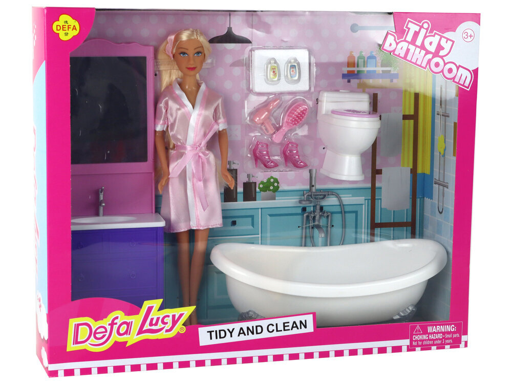 Lucy nukk koos vannitoatarvikutega hind ja info | Mänguasjad tüdrukutele | hansapost.ee