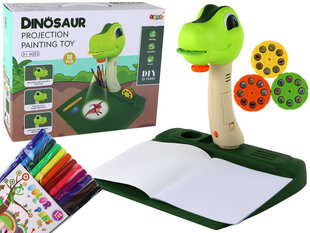 Joonestuslaud koos projektoriga Lean Toys Dinosaurus hind ja info | Lean Toys Koolitarvikud | hansapost.ee