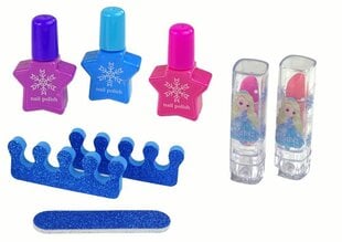 Ilukomplekt kohvris Lean Toys, sinine цена и информация | Игрушки для девочек | hansapost.ee