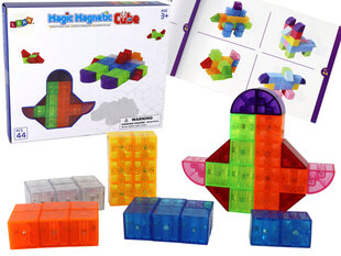 Magnetklotsid Magic Magnetic Cube, 44 tk. цена и информация | Развивающие игрушки для детей | hansapost.ee