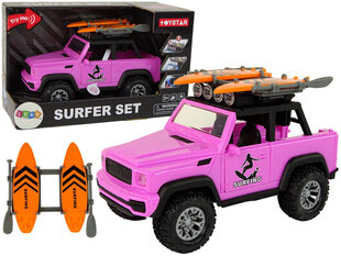 Mängumaastur Surfer Set Lean Toys, roosa цена и информация | Игрушки для мальчиков | hansapost.ee