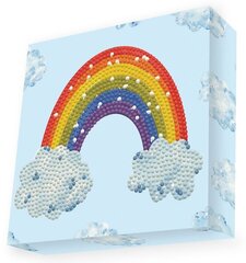 Teemantmosaiik Rainbow smile 15x15 cm hind ja info | Teemantmaalide komplektid | hansapost.ee