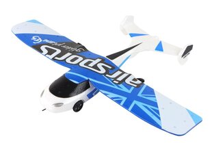 Rc lennuk 4D-G7 Lean Toys, sinine/valge hind ja info | Mänguasjad poistele | hansapost.ee