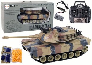 Tank koos puldiga M1A2 Lean Toys цена и информация | Игрушки для мальчиков | hansapost.ee