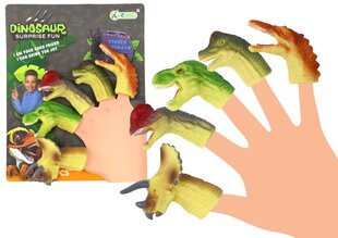 Kummist sõrmenukkide komplekt Dinosaurused, 5 tk. цена и информация | Игрушки для мальчиков | hansapost.ee