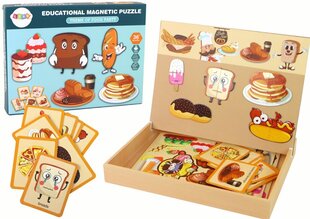 Magnetinių dėlionių rinkinys, maisto produktai цена и информация | Развивающие игрушки для детей | hansapost.ee