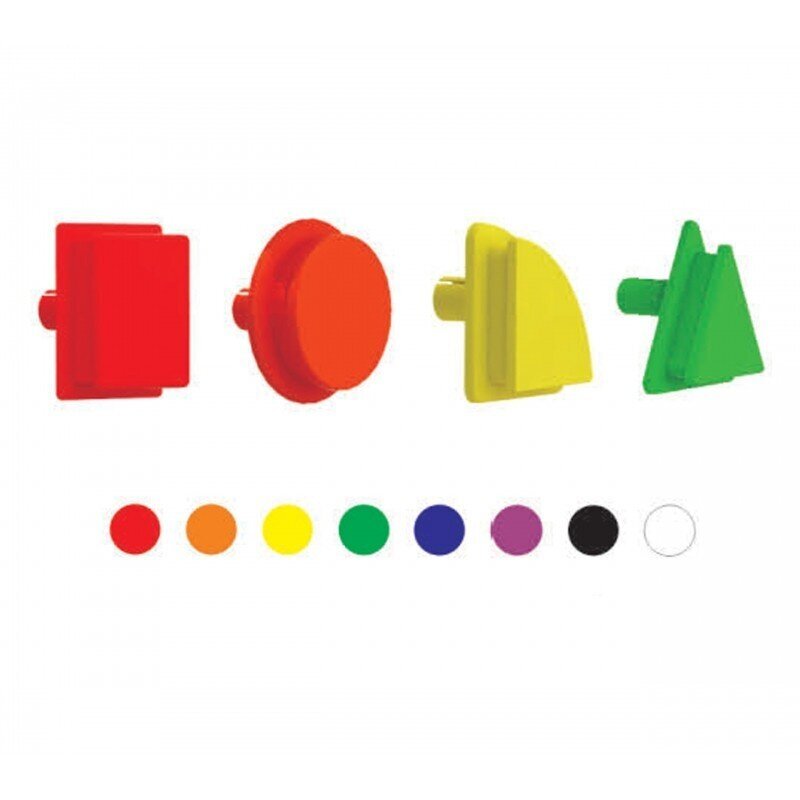 Masterkidz geomeetrilised elemendid 8 värvitoonis цена и информация | Arendavad laste mänguasjad | hansapost.ee