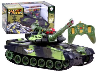Tank koos kaugjuhtimispuldiga, roheline цена и информация | Игрушки для мальчиков | hansapost.ee