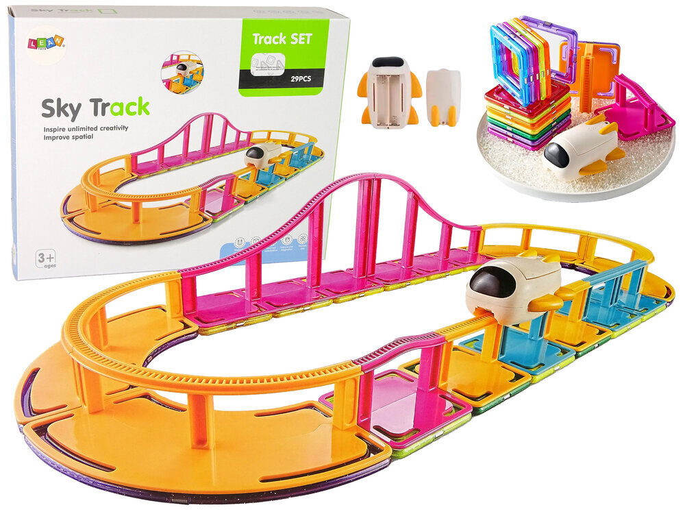 Magnetklotside komplekt Lean Toys, 29 o. hind ja info | Arendavad laste mänguasjad | hansapost.ee