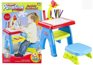 Piešimo stalas su projektoriumi  ir kėdute цена и информация | Развивающие игрушки для детей | hansapost.ee