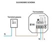 Nutitermostaat Spring TR8000-1WW, termostaat põrandaküttele, valge цена и информация | Põrandaküte | hansapost.ee