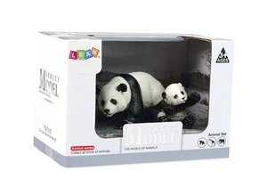Panda kujukeste komplekt Lean Toys, 2-osaline hind ja info | Mänguasjad poistele | hansapost.ee
