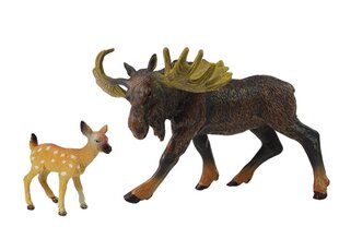 Metsloomade figuurid Lean Toys, 2 tk. hind ja info | Mänguasjad poistele | hansapost.ee