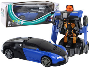 Automobilis - robotas 2in1, mėlynas/juodas цена и информация | Игрушки для мальчиков | hansapost.ee