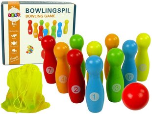 Puidust bowlingu komplekt цена и информация | Развивающие игрушки для детей | hansapost.ee
