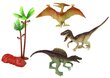 Dinosauruste figuuride komplekt koos tarvikutega Lean Toys, 8-osaline цена и информация | Mänguasjad poistele | hansapost.ee