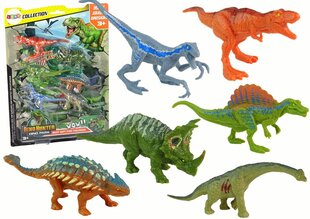 Dinosauruste figuuride komplekt Lean Toys, 6-osaline цена и информация | Игрушки для мальчиков | hansapost.ee