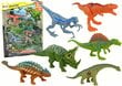 Dinosauruste figuuride komplekt Lean Toys, 6-osaline hind ja info | Mänguasjad poistele | hansapost.ee