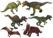 Dinosauruste figuuride komplekt Lean Toys, 6-osaline hind ja info | Mänguasjad poistele | hansapost.ee