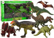 Dinosauruste figuuride komplekt Lean Toys, 6-osaline hind ja info | Mänguasjad poistele | hansapost.ee