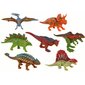 Dinosauruste figuuride komplekt Lean Toys, 12-osaline цена и информация | Mänguasjad poistele | hansapost.ee