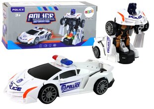 Politseiauto-robot 2in1, valge цена и информация | Игрушки для мальчиков | hansapost.ee