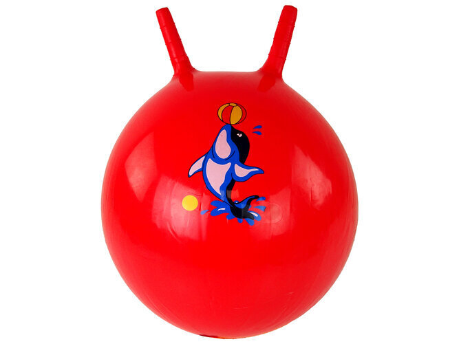 Hüppepall, punane цена и информация | Ranna- ja õuemänguasjad | hansapost.ee