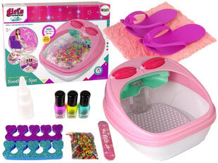 Pediküüri komplekt lastele Lean Toys, roosa hind ja info | Mänguasjad tüdrukutele | hansapost.ee