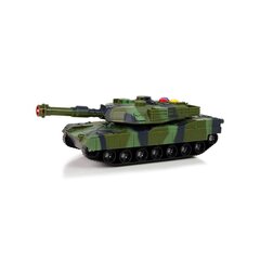 Karinis tankas su garsais ir šviesom, žalias цена и информация | Игрушки для мальчиков | hansapost.ee