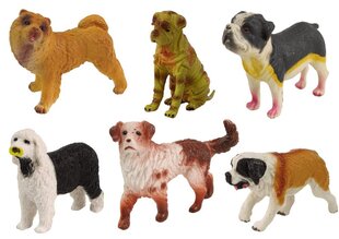 Kujude komplekt Koerad Lean Toys, 6 tk. hind ja info | Mänguasjad poistele | hansapost.ee