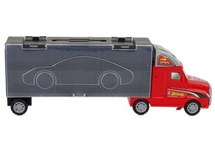 Suur veoauto koos autodega Lean Toys цена и информация | Игрушки для мальчиков | hansapost.ee