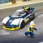 60415 LEGO® City Police Car and Muscle Car Chase politseiauto ja võimsa auto tagaajamine цена и информация | Klotsid ja konstruktorid | hansapost.ee