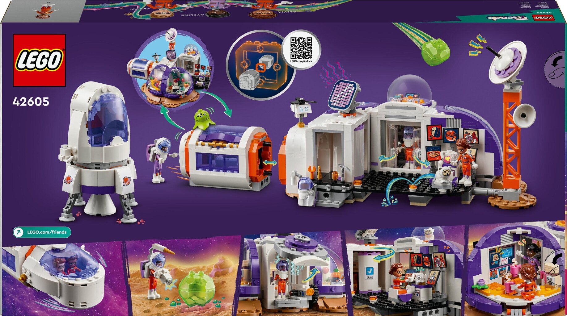 42605 LEGO® Friends Mars Space Base and Rocket Marsi kosmosebaas ja rakett hind ja info | Klotsid ja konstruktorid | hansapost.ee