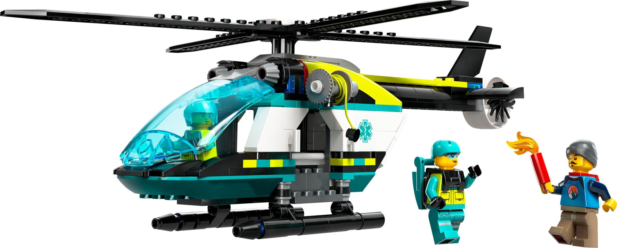 60405 LEGO® City Kiirabi päästekopter цена и информация | Klotsid ja konstruktorid | hansapost.ee