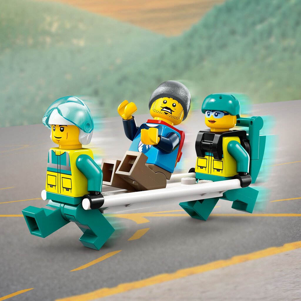 60405 LEGO® City Kiirabi päästekopter цена и информация | Klotsid ja konstruktorid | hansapost.ee