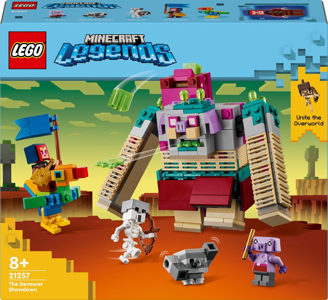 21257 LEGO® Minecraft The Devourer Showdown söödiku mängukomplekt цена |  hansapost.ee