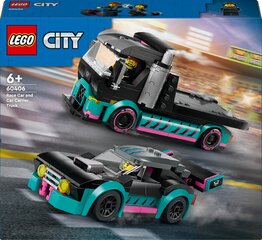 60406 LEGO® City Võidusõiduauto ja autoveok hind ja info | Klotsid ja konstruktorid | hansapost.ee