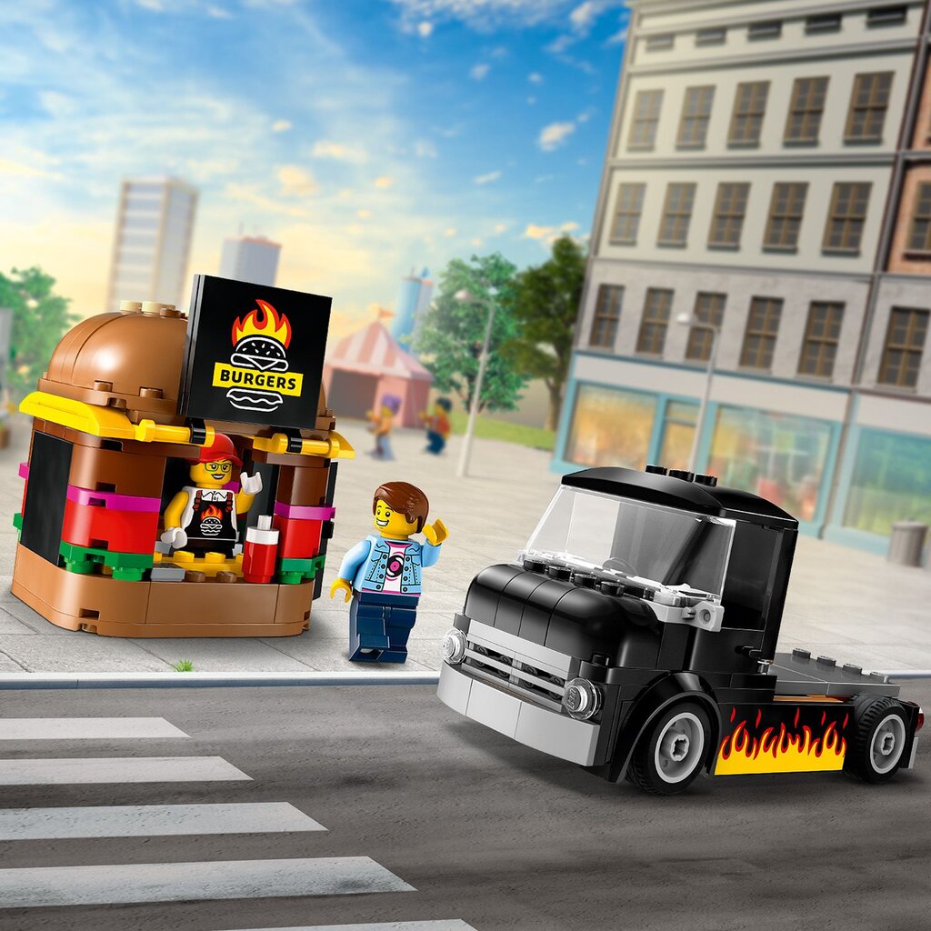 60404 LEGO® City Burger Truck burgeriauto цена и информация | Klotsid ja konstruktorid | hansapost.ee