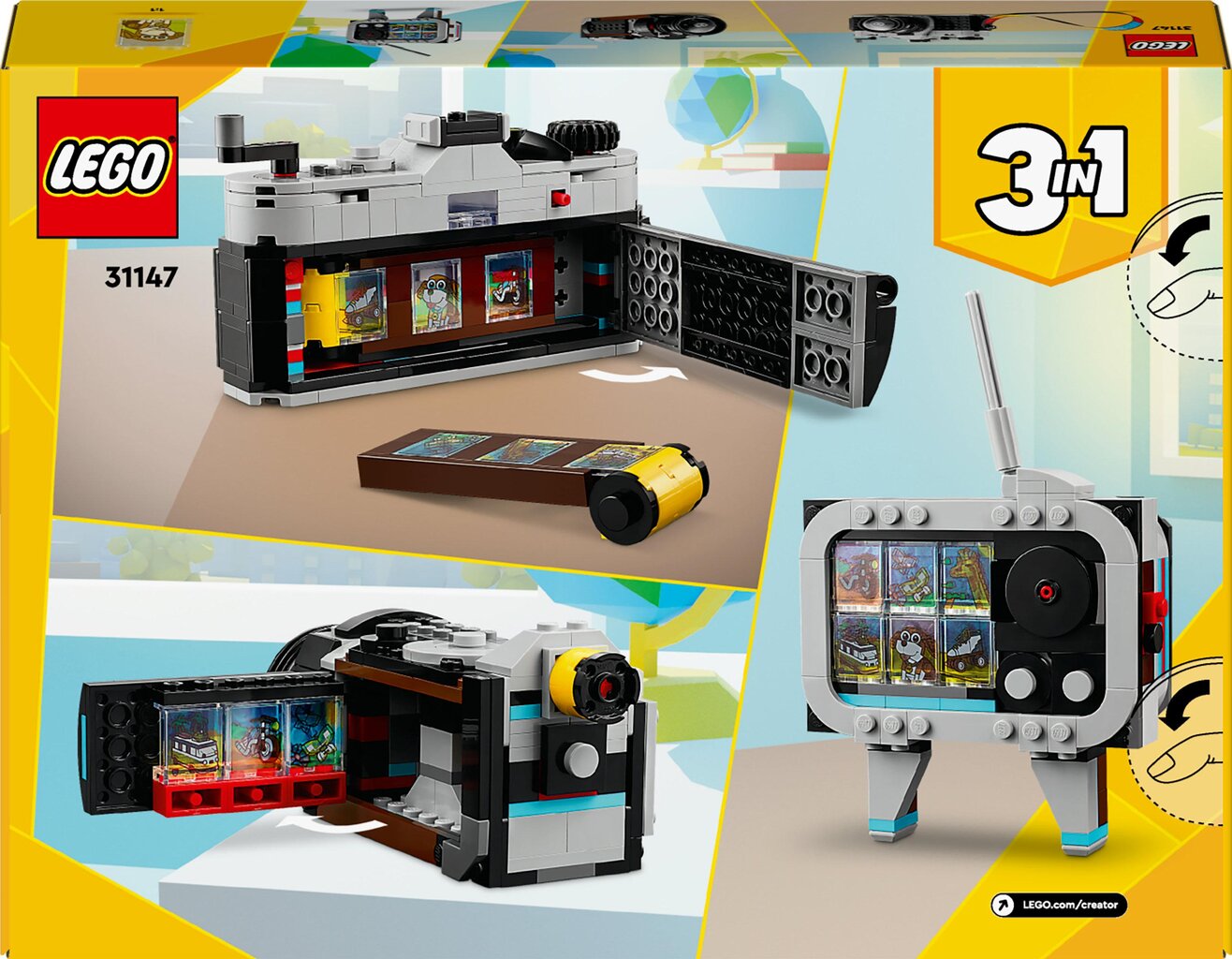 31147 LEGO® Creator Retro-fotoaparaat цена и информация | Klotsid ja konstruktorid | hansapost.ee