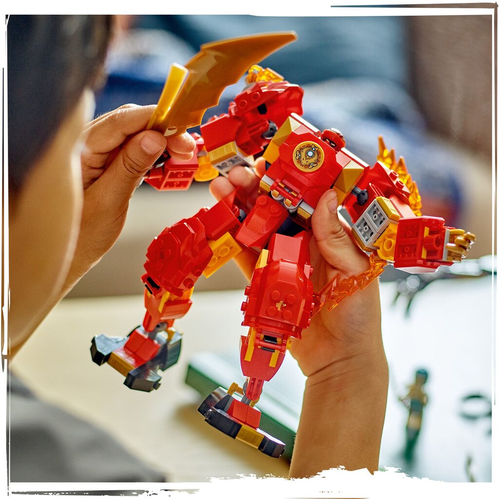 71808 LEGO® Ninjago Kai's Elemental Fire Mech elementaarne tulerobot цена и информация | Klotsid ja konstruktorid | hansapost.ee