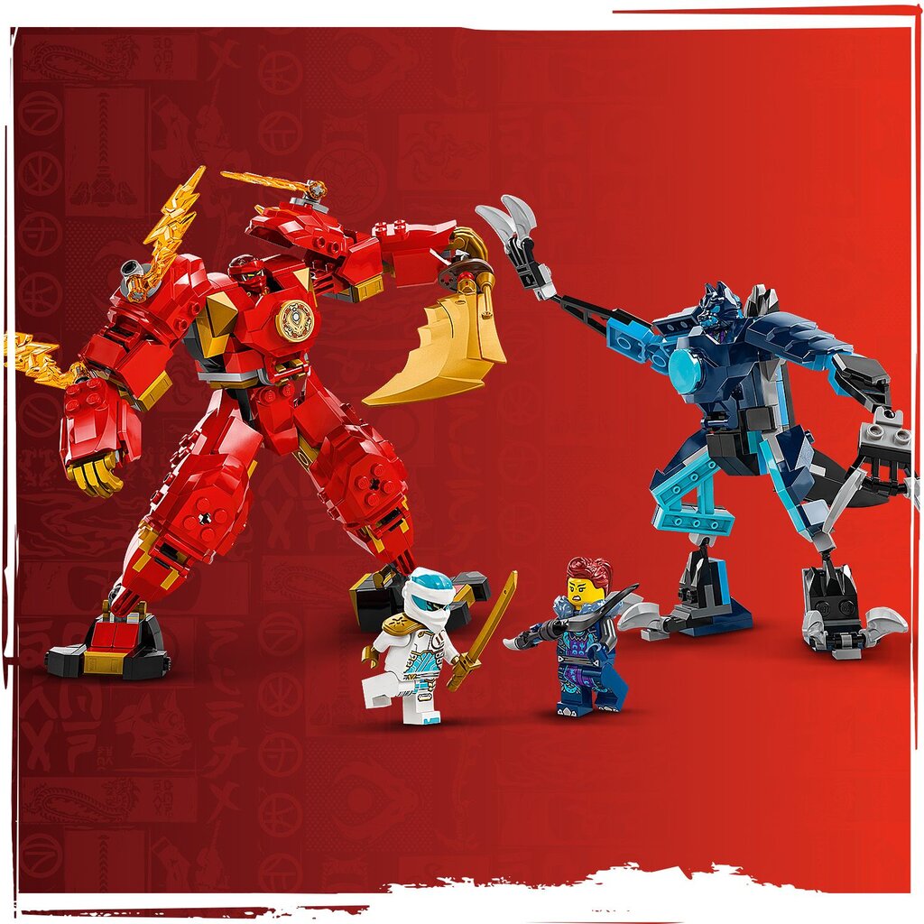71808 LEGO® Ninjago Kai's Elemental Fire Mech elementaarne tulerobot цена и информация | Klotsid ja konstruktorid | hansapost.ee