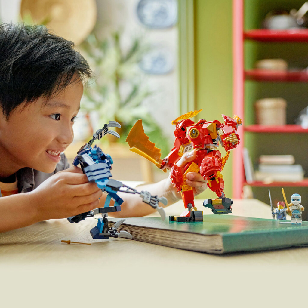 71808 LEGO® Ninjago Kai's Elemental Fire Mech elementaarne tulerobot hind ja info | Klotsid ja konstruktorid | hansapost.ee
