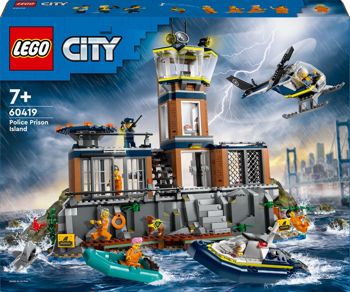 60419 LEGO® City Police Prison Islandpolitseivanglasaar цена и информация | Klotsid ja konstruktorid | hansapost.ee